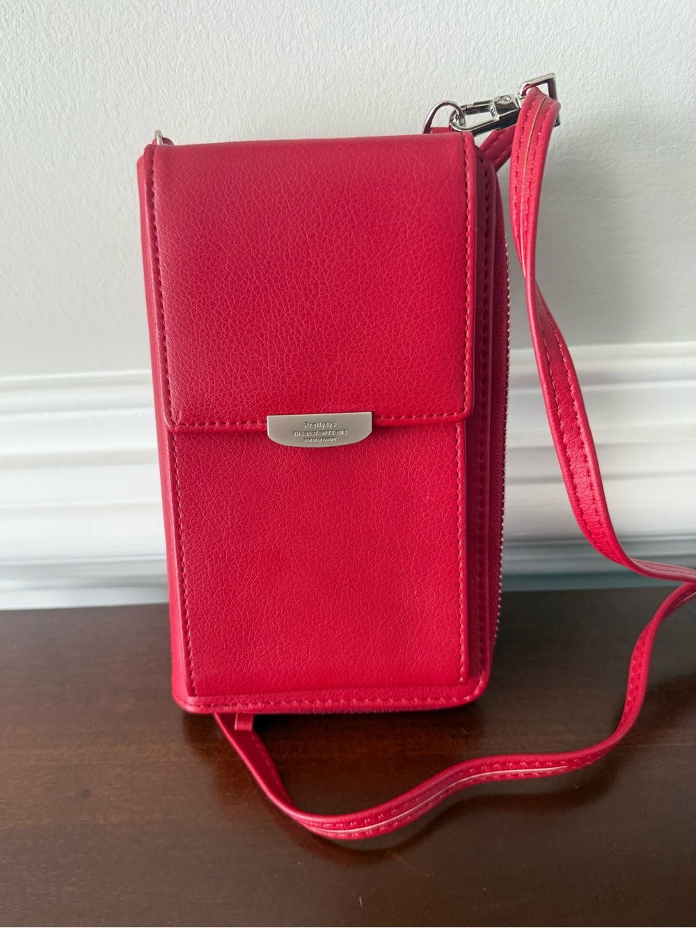 Prettyzys Red Crossbody Bag